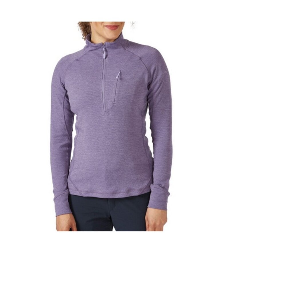 Women's Lavender Half-Zip Performance Top